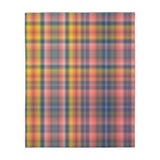 3CB  Colorful Plaid Blanket