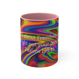 36CMSM  Colorful Marble Psalms 199:45  Mug