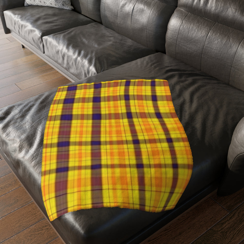 33CB  Colorful Plaid Blanket
