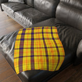 33CB  Colorful Plaid Blanket
