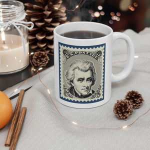 1AJSM  Andrew Jackson US Stamp Mug