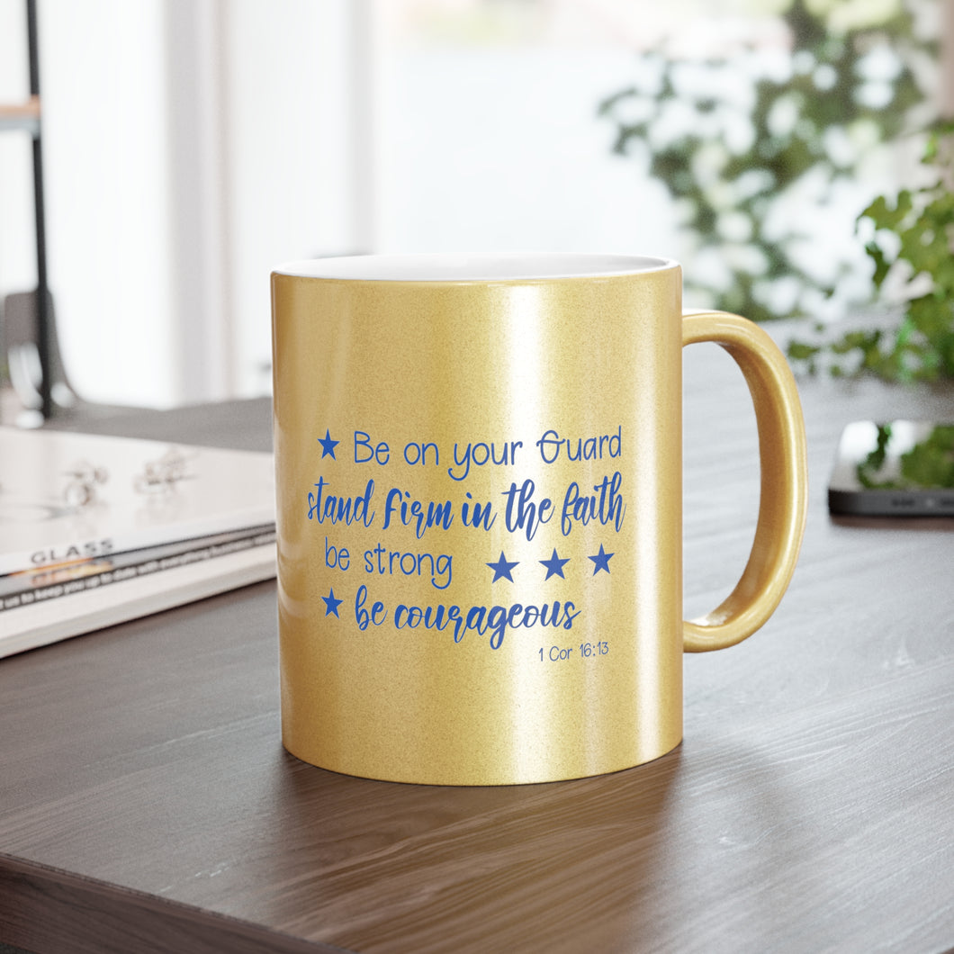 19SGM  Silver and Gold Christian Mug