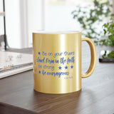 19SGM  Silver and Gold Christian Mug