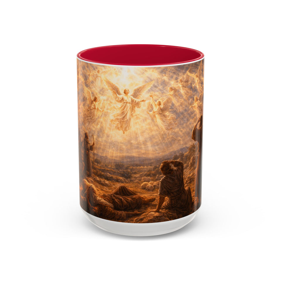 BSM47  Angels Visiting the Shepherds Mug