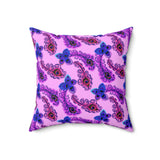 24PCF  Peacock Feather Pillow