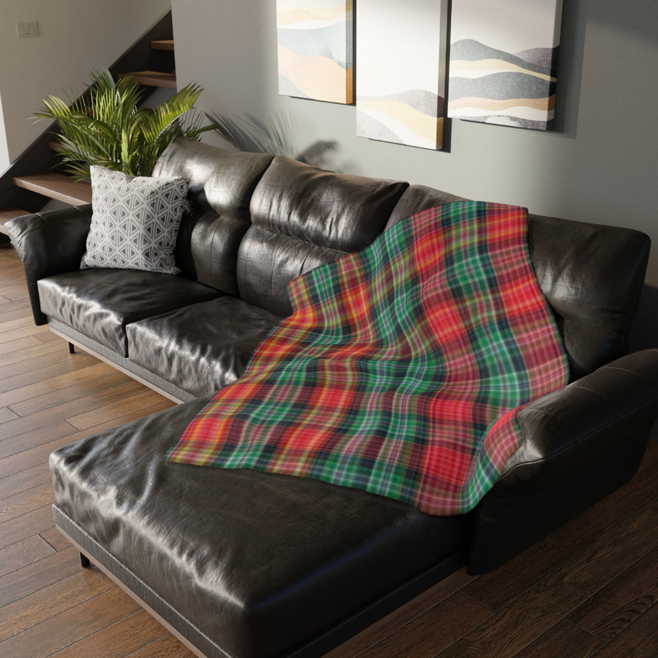 45CB  Colorful Plaid Blankets