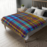 50CB  Colorful Plaid Blanket