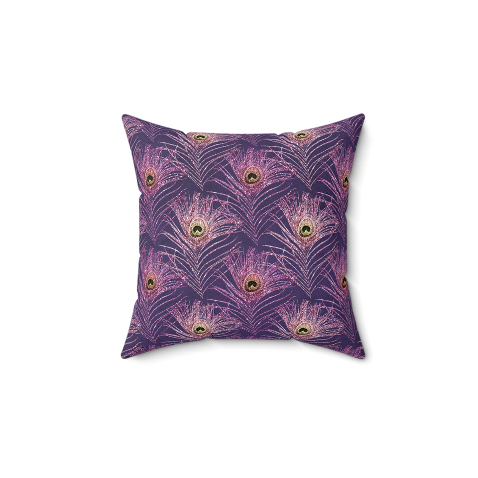 13PCF  Peacock Feather Pillow