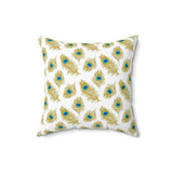 16PCF  Peacock Feather Pillow