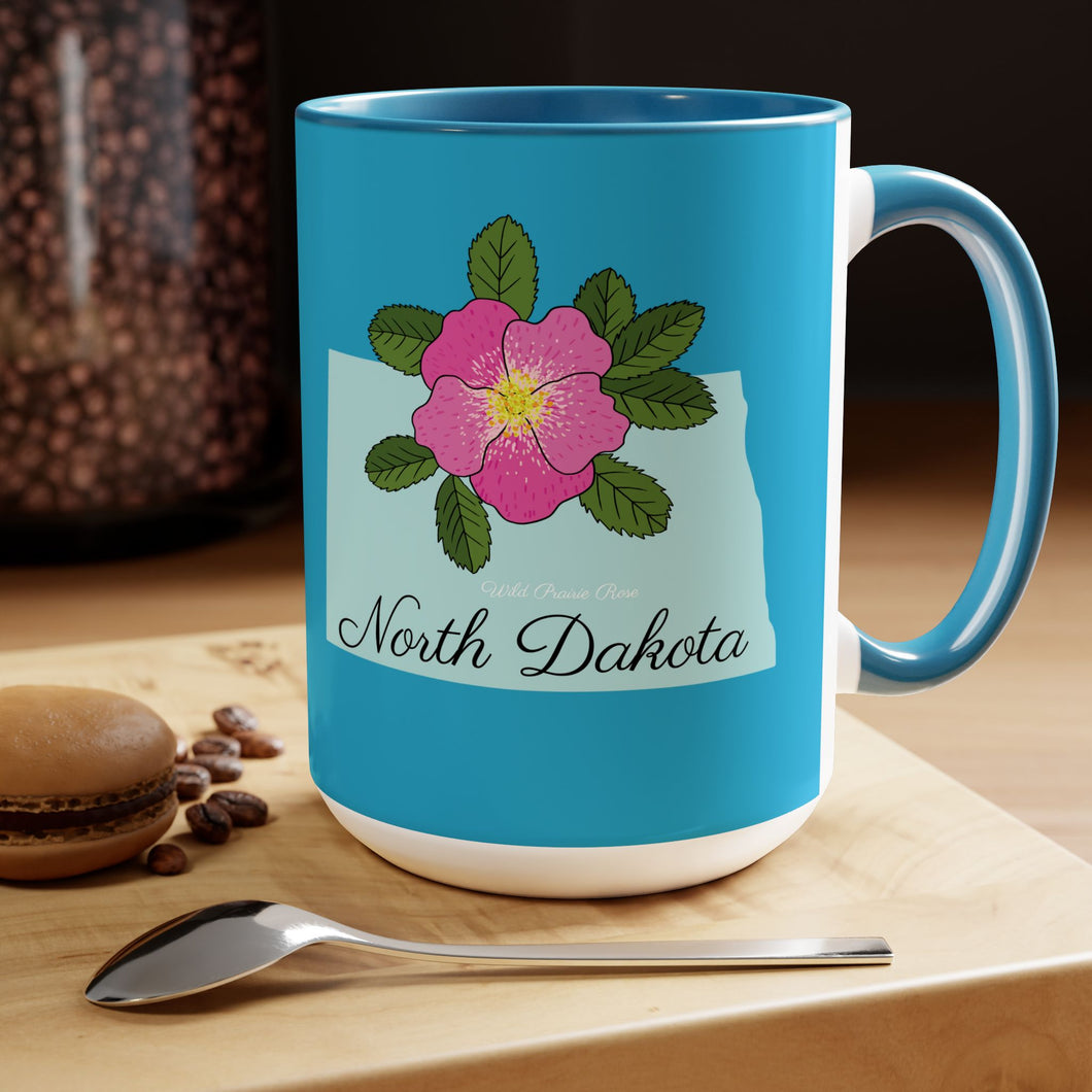 34SFM  North Dakota State Flower Mug