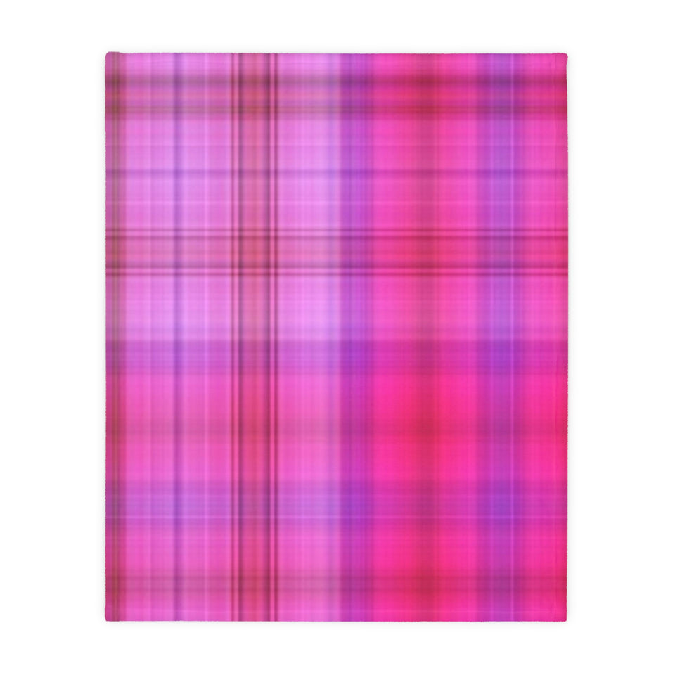 14CB  Colorful Plaid Blanket