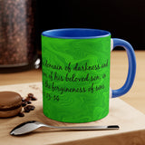 5CMSM  Colorful Marble Colossians 1:13-14 Mug