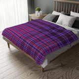 35CB  Colorful Plaid Blanket