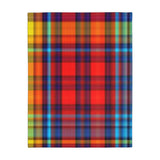 47CB  Colorful Plaid Blanket