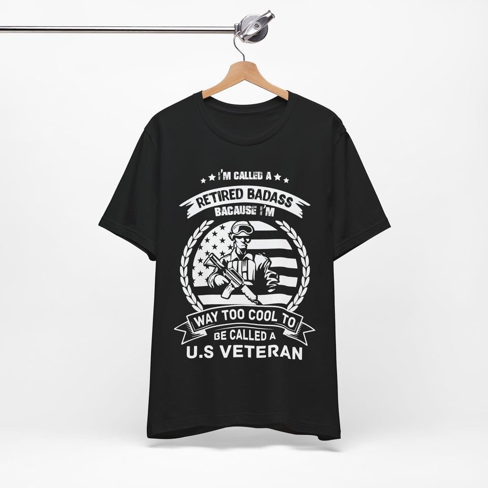 11USAR  Retired US Veterans Military t shirt