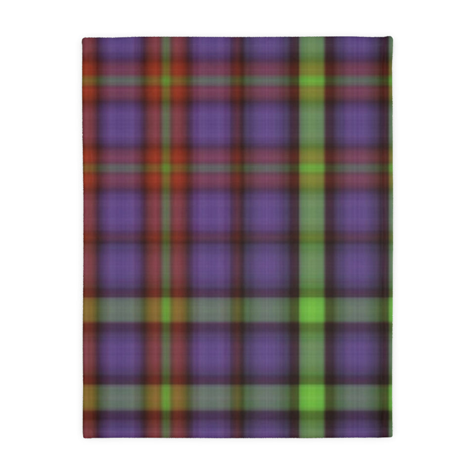 21CB  Colorful Plaid Blanket