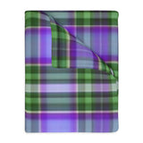 32CB  Colorful Plaid Blanket