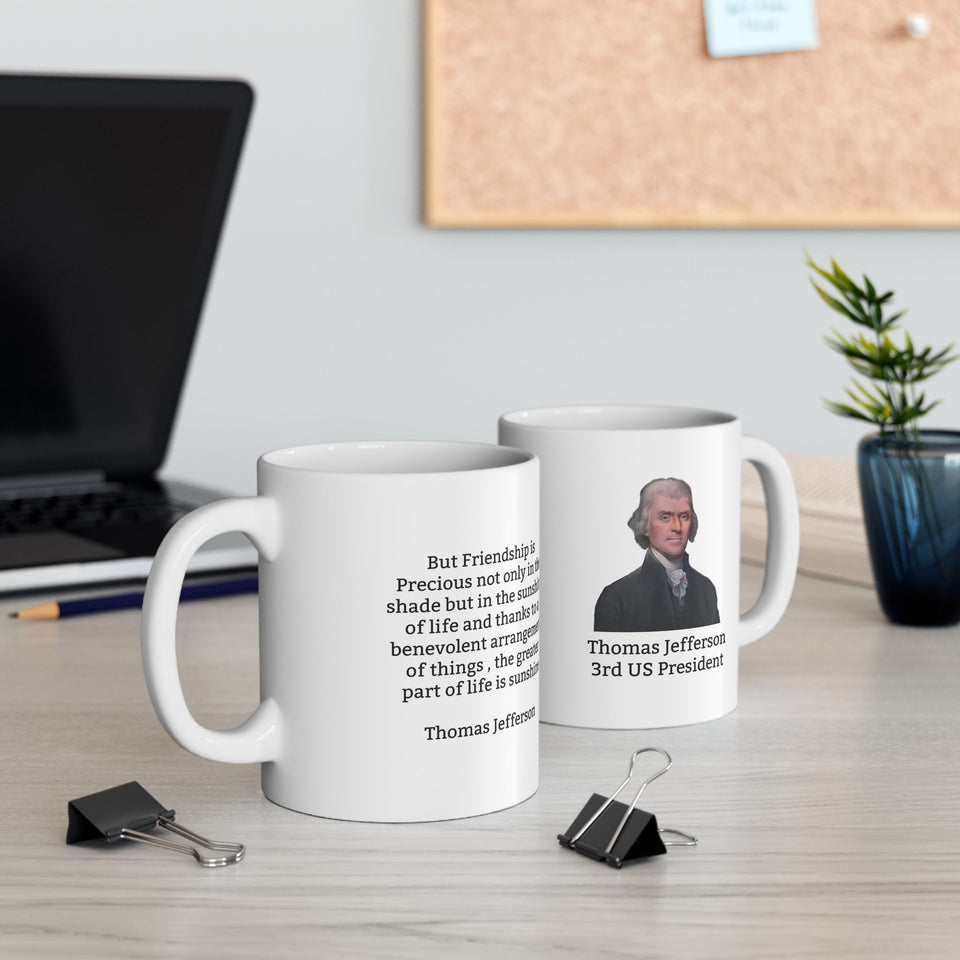 3TJQM  Thomas Jefferson Historical quote mug
