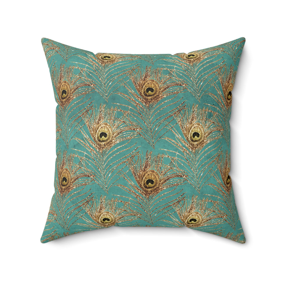 5PCF  Peacock Feather Pillows