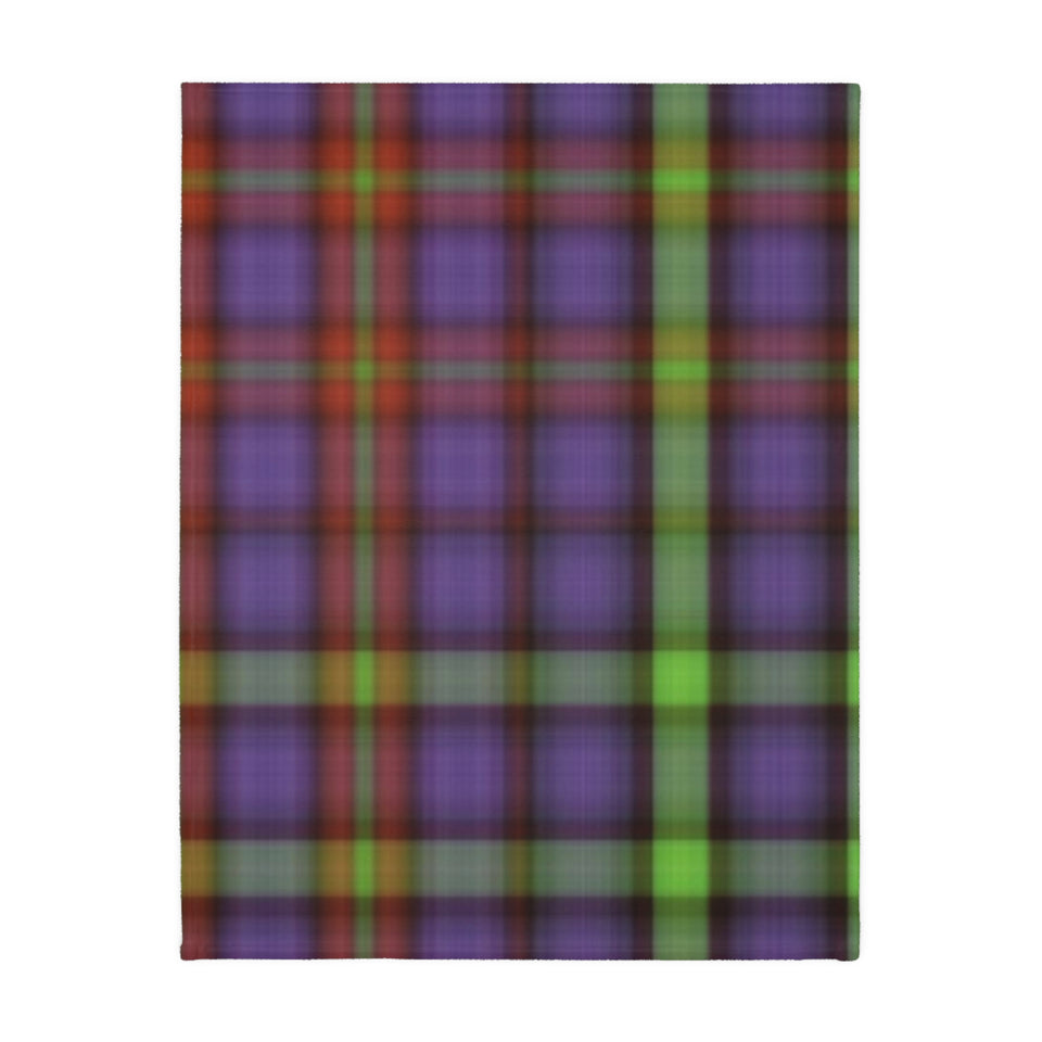 21CB  Colorful Plaid Blanket