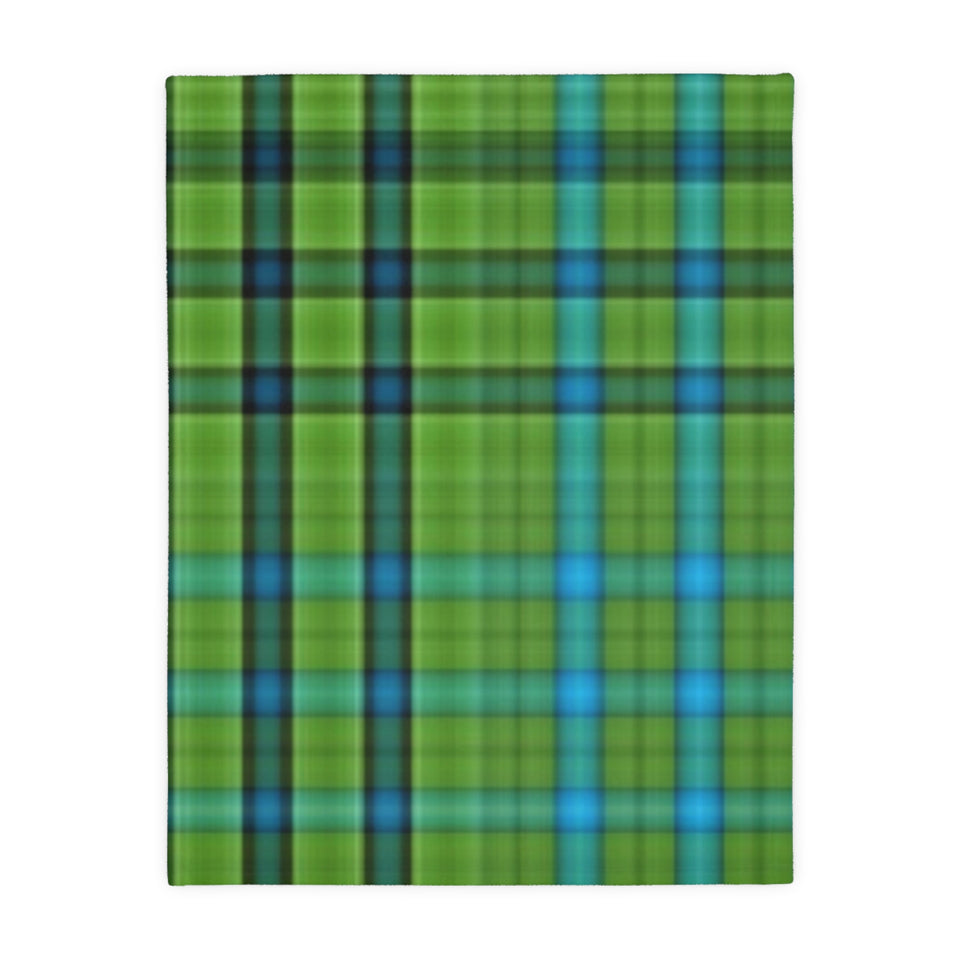 25CB  Colorful Plaid Blanket