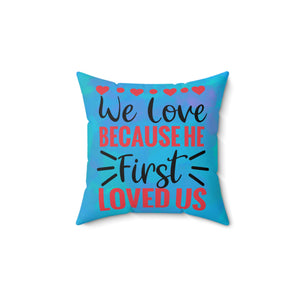 43WCP  Watercolor Christian Pillow