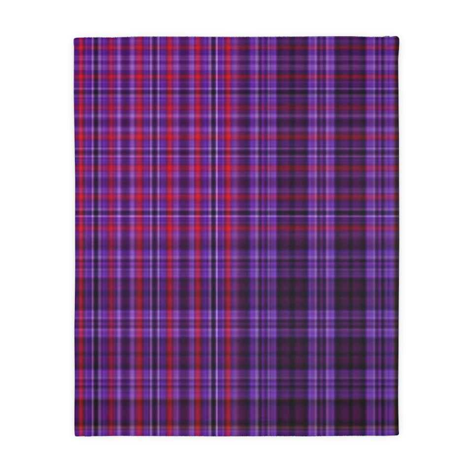 35CB  Colorful Plaid Blanket