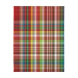 42CB  Colorful Plaid Blanket