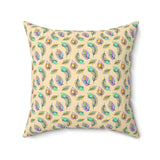 28PCF  Peacock Feather Pillow