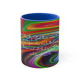 54CMSM  Colorful Marble Acts 4:24 Mug
