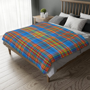 70CB Colorful Plaid Blanket