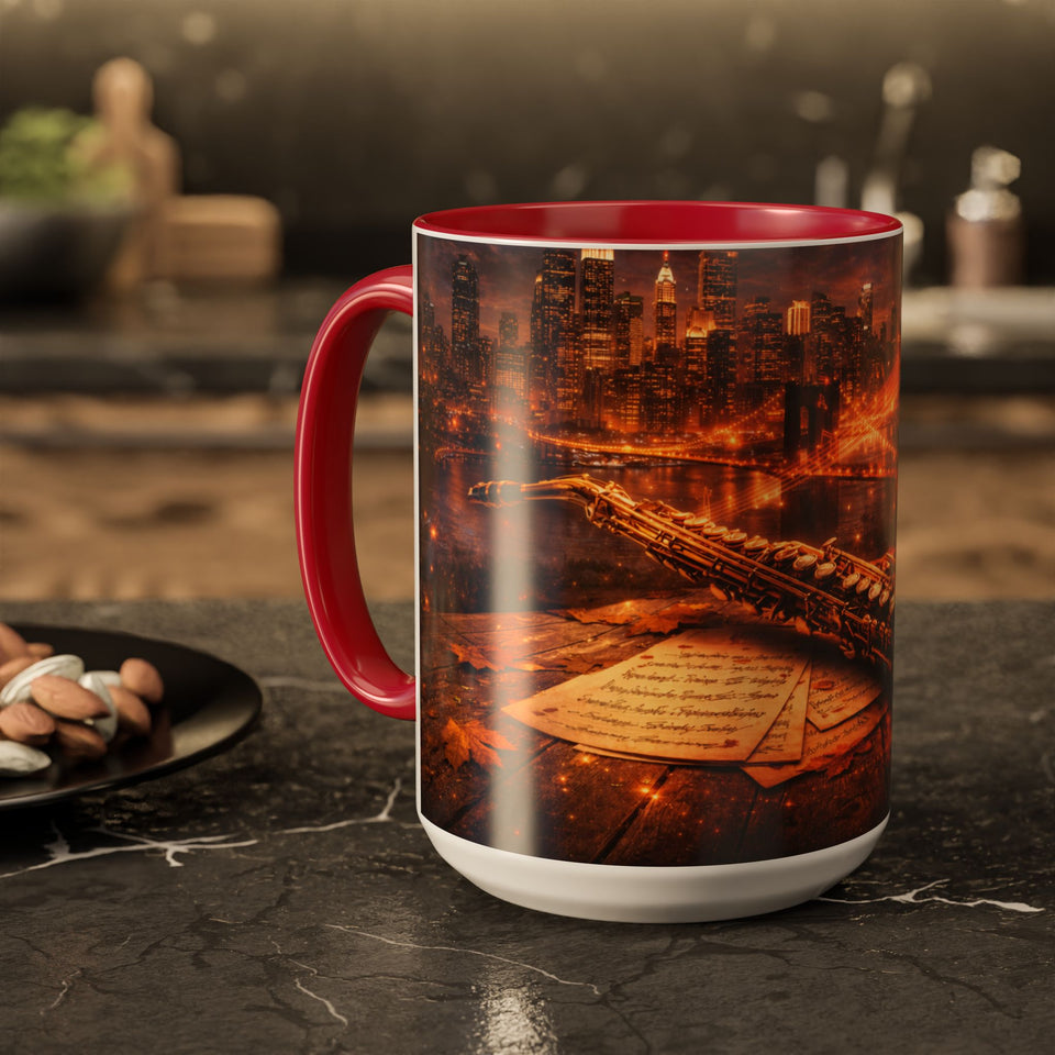 MIM10  Saxophone Music Mug