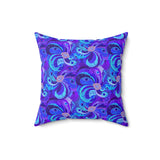 25PCF  Peacock Feather Pillow