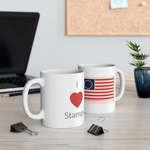 3FSM  US Flag Stamp Mug