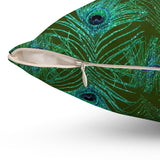 7PCF Peacock Feather Pillow