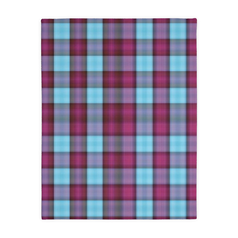 19CB  Colorful Plaid Blanket