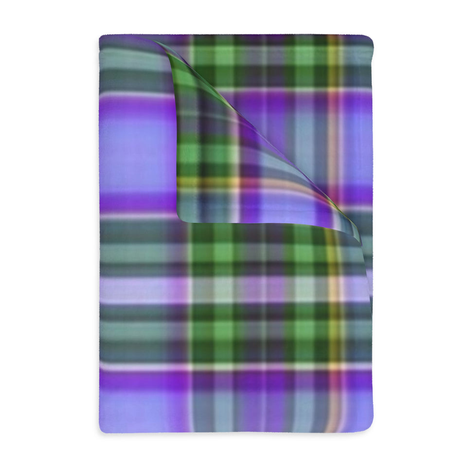 32CB  Colorful Plaid Blanket