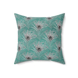 4PCF  Peacock Feather Pillow