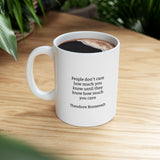 12TRQM  Theodore Roosevelt Historical Quote mug