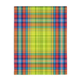 64CB  Colorful Plaid Blanket