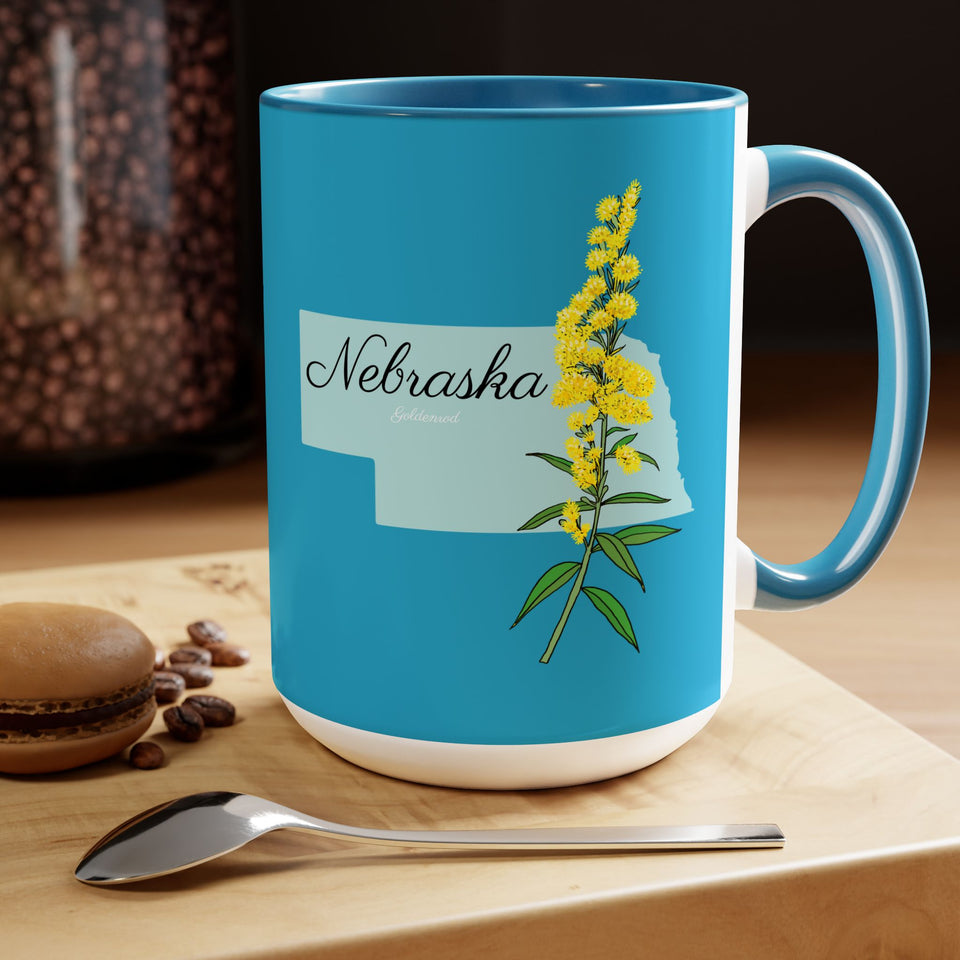 27SFM  Nebraska State Flower Mug