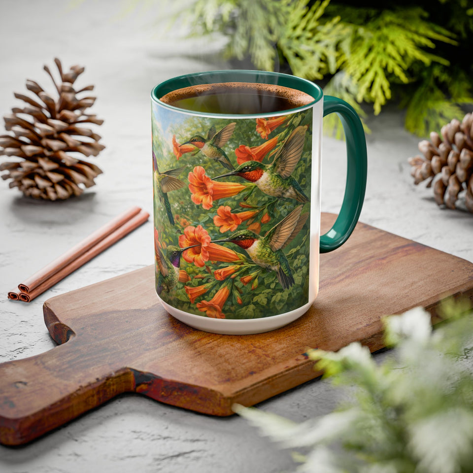 AM2   Hummingbird Garden Mug