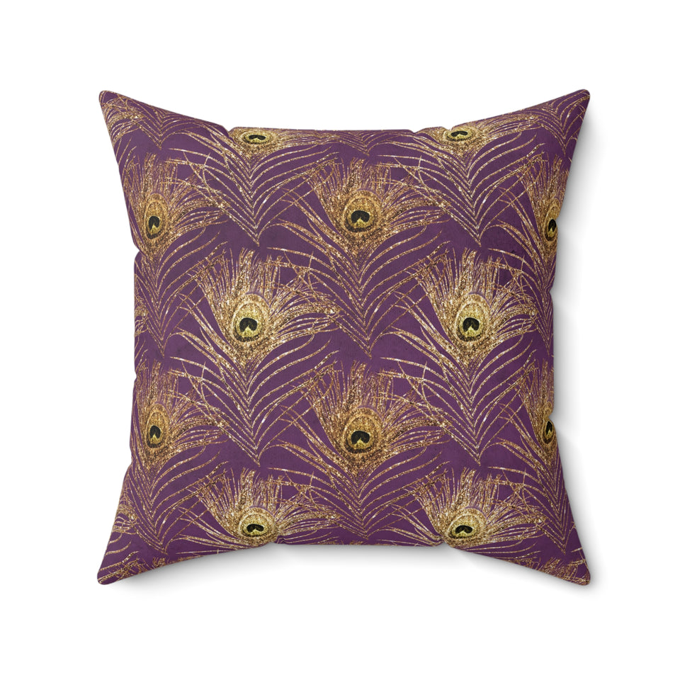 12PCF  Peacock Feather Pillow