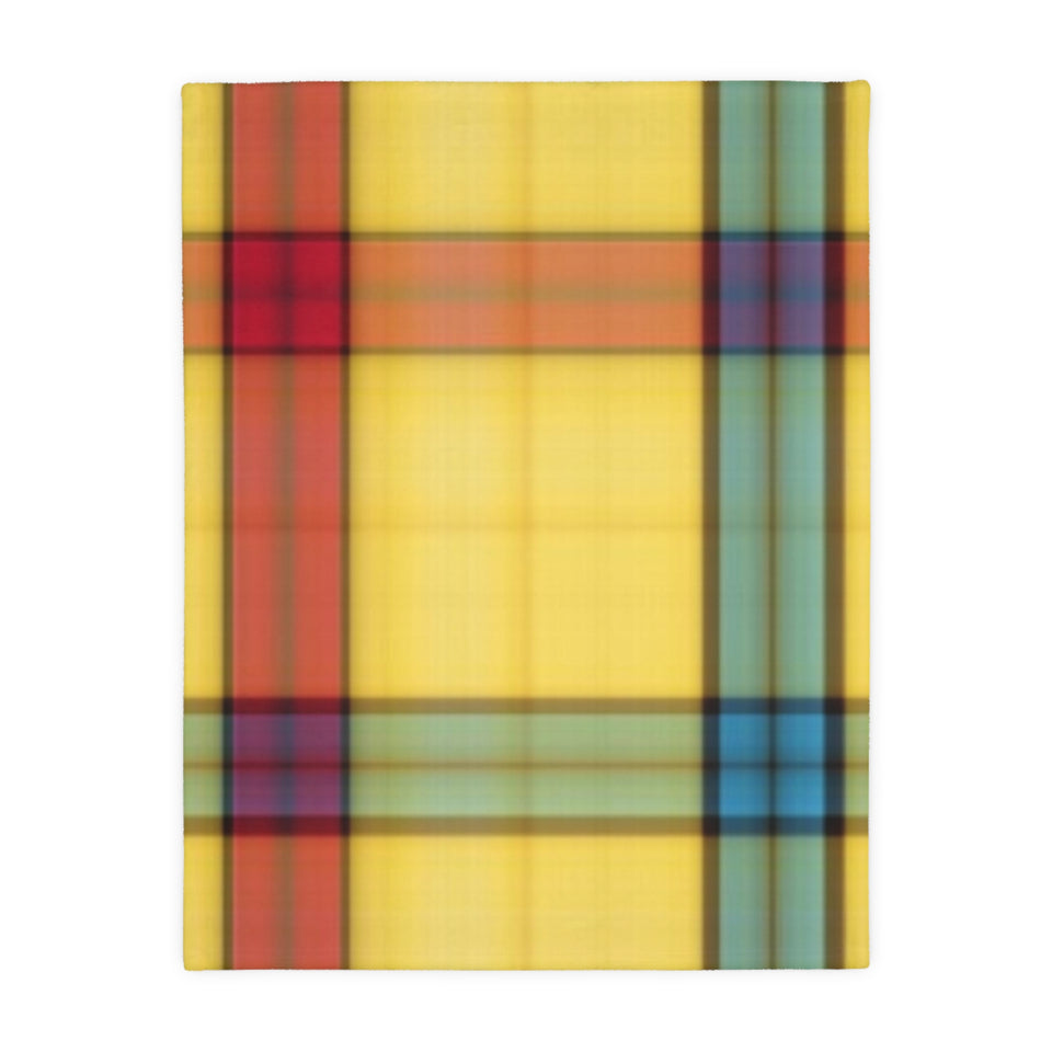 24CB  Colorful Plaid Blanket