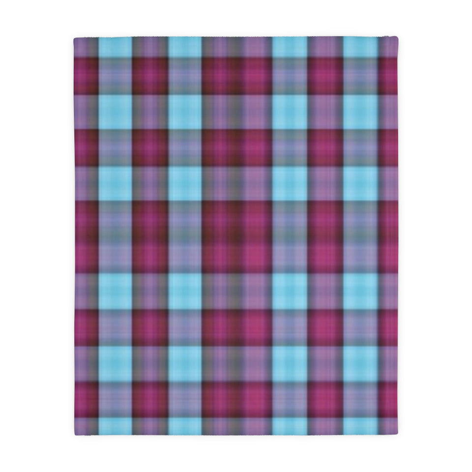19CB  Colorful Plaid Blanket