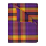 40CB  Colorful Plaid Blanket