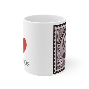 4ALSM  Abraham Lincoln US Stamp mug