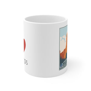 4NPS  Yosemite National Park Stamp Mug