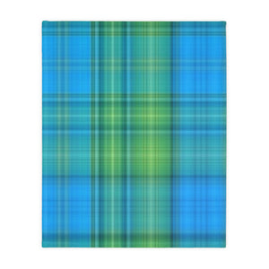 13CB  Colorful Plaid Blanket
