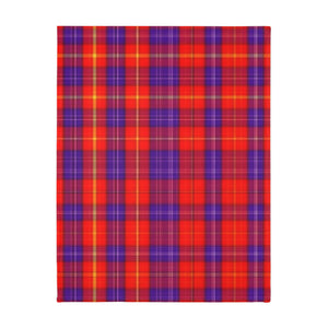 34CB  Colorful Plaid Blanket